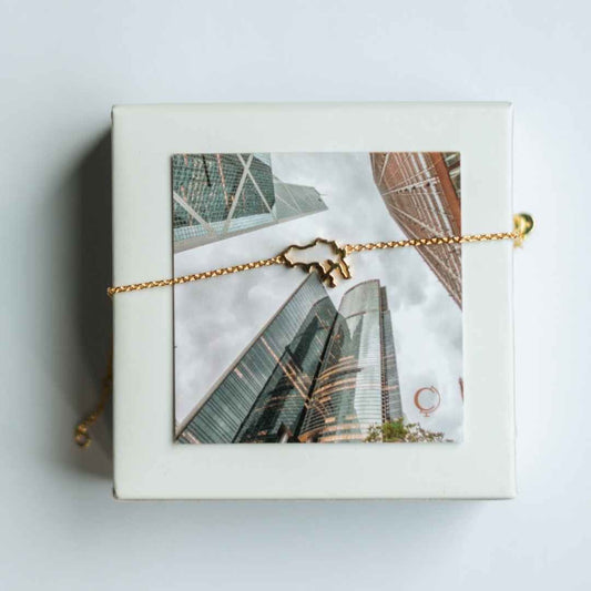 Hong Kong Map Bracelet The Place