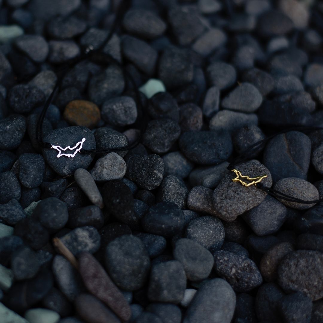 Japan map cord friendship bracelet men's kids