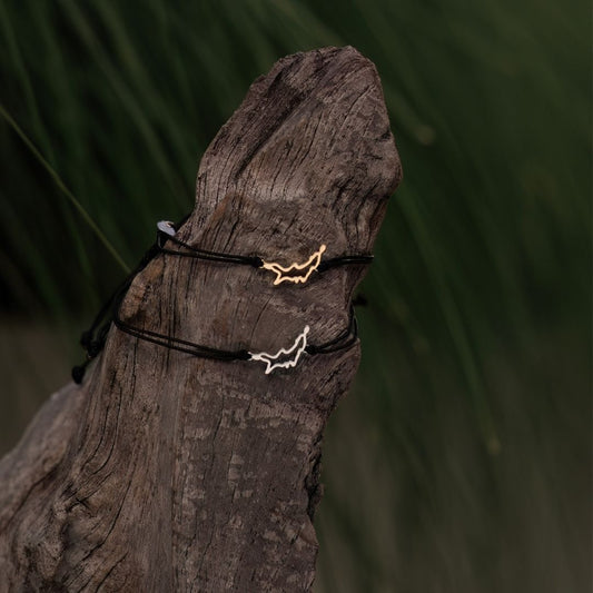 Kids Men's Japan cord map bracelet