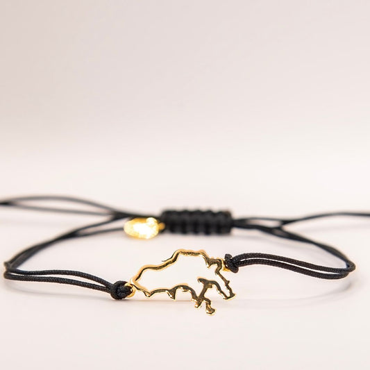 Hong Kong kids map bracelet