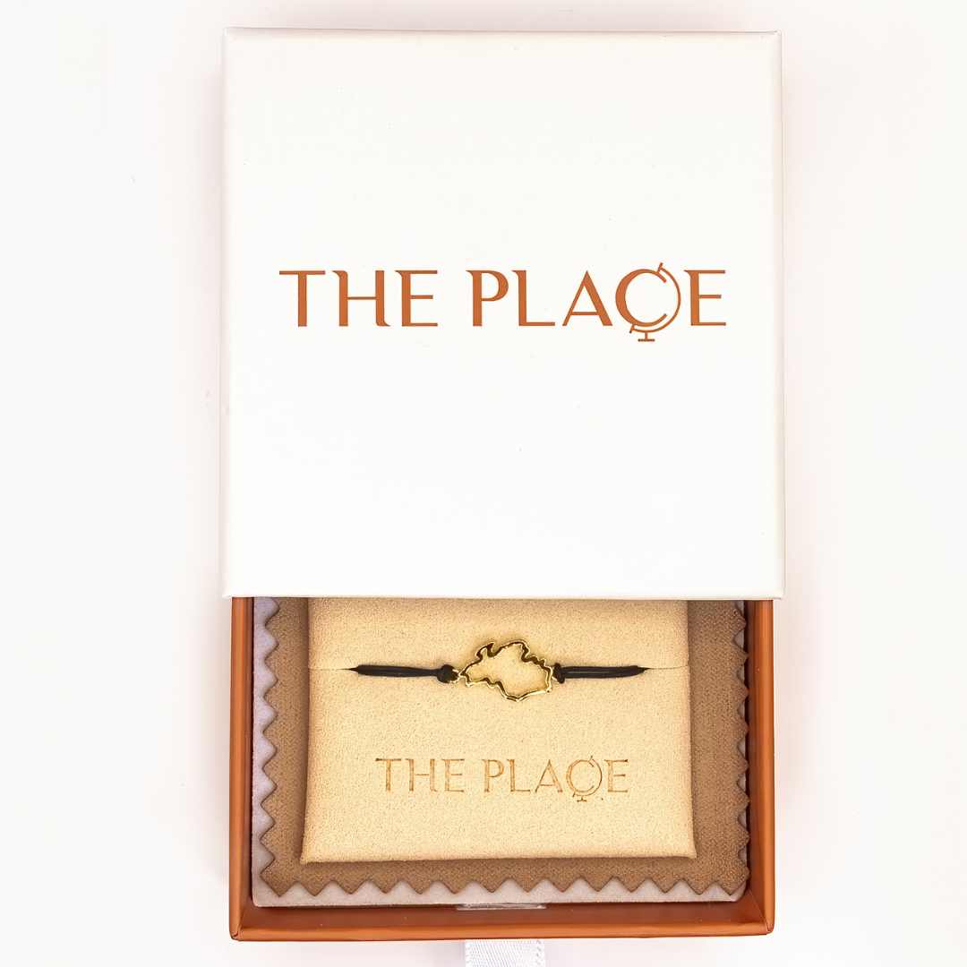 Cord Singapore map bracelet