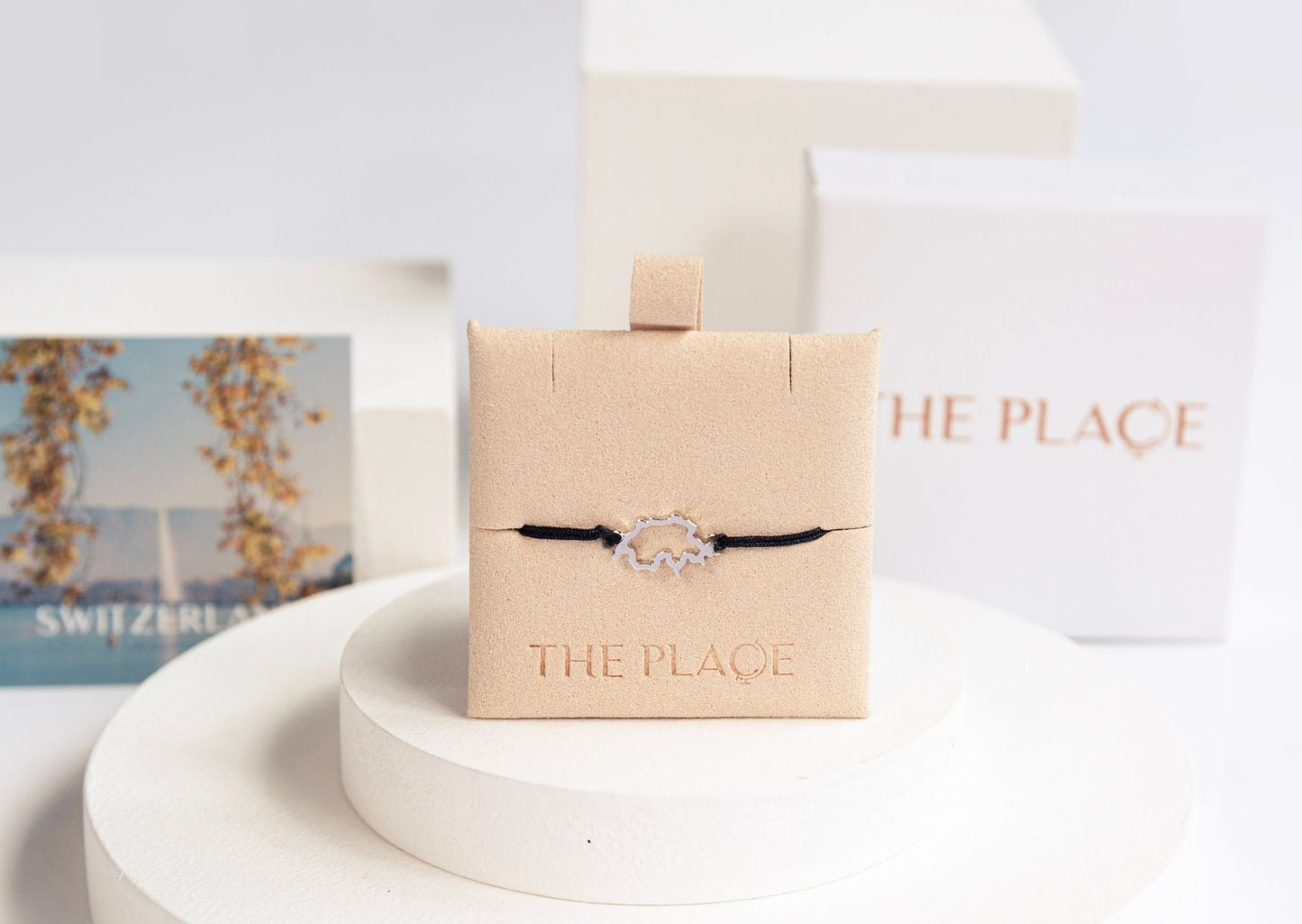 Kids mens Switzerland map bracelet