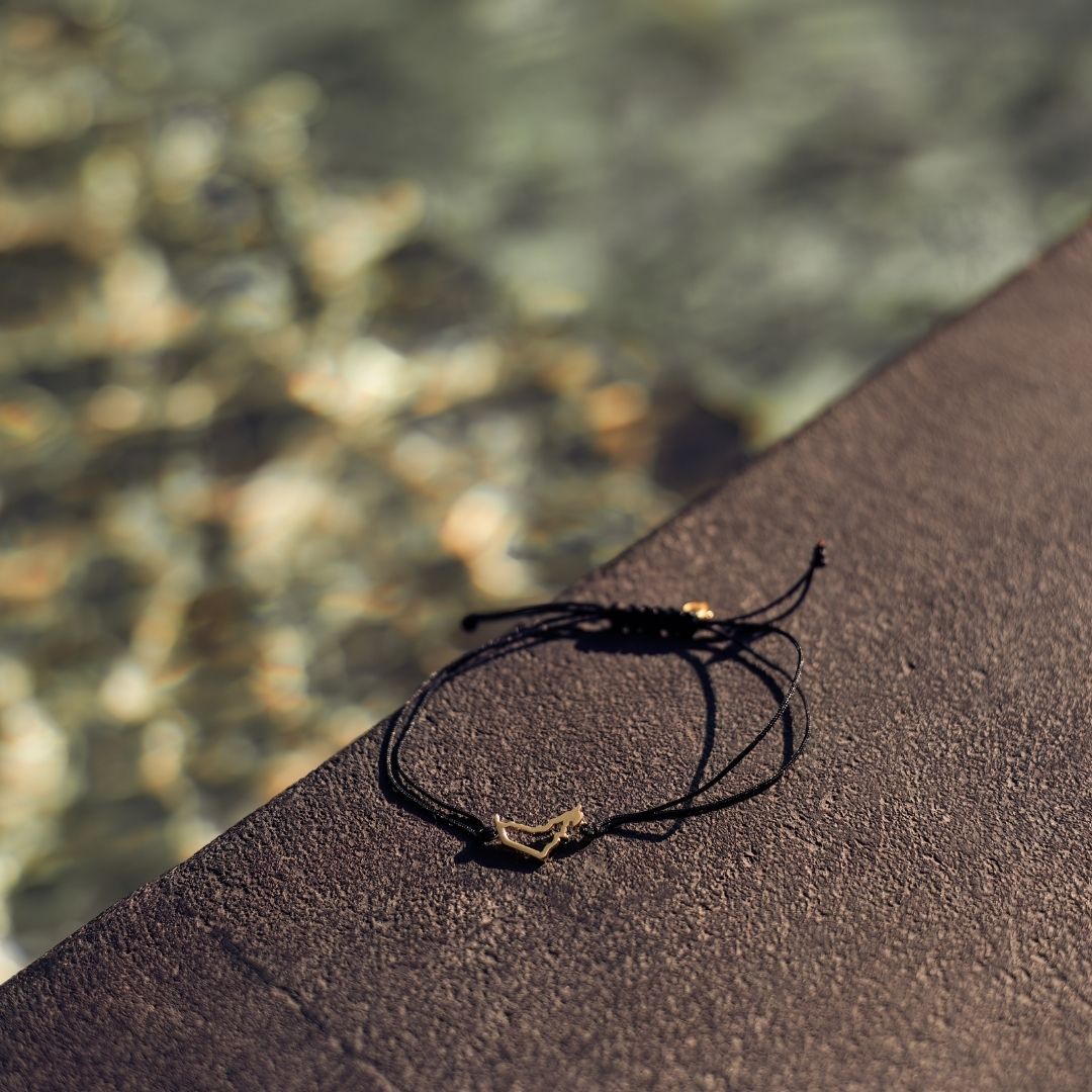 Dubai UAE cord map bracelets