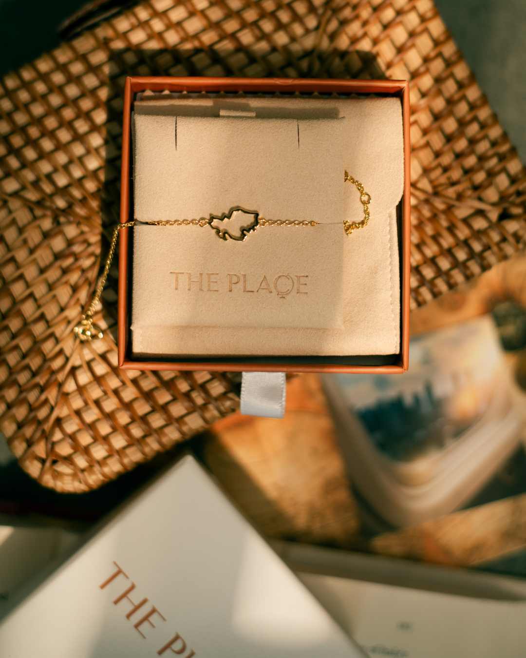 Singapore map bracelet