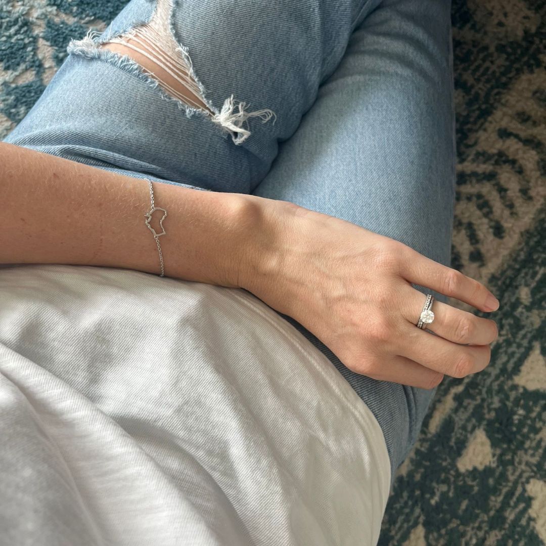 Client review Australia map bracelet